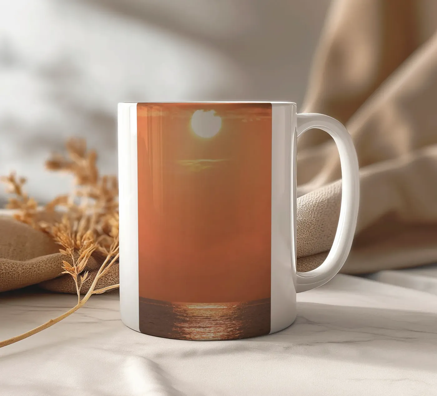 clouds water ceramic mug by twillight