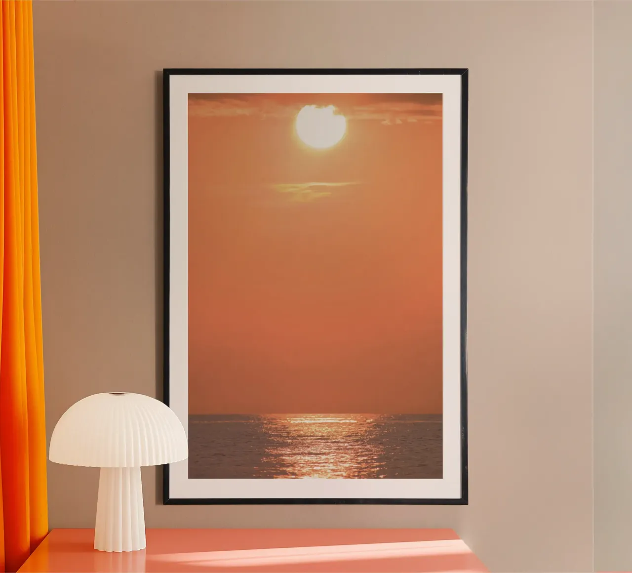 clouds water poster con telaio in plastica da twillight