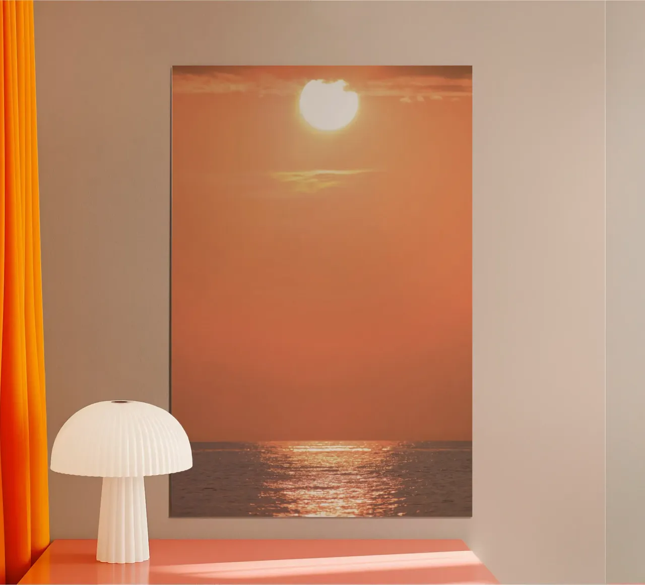 clouds water poster con telaio in plastica da twillight