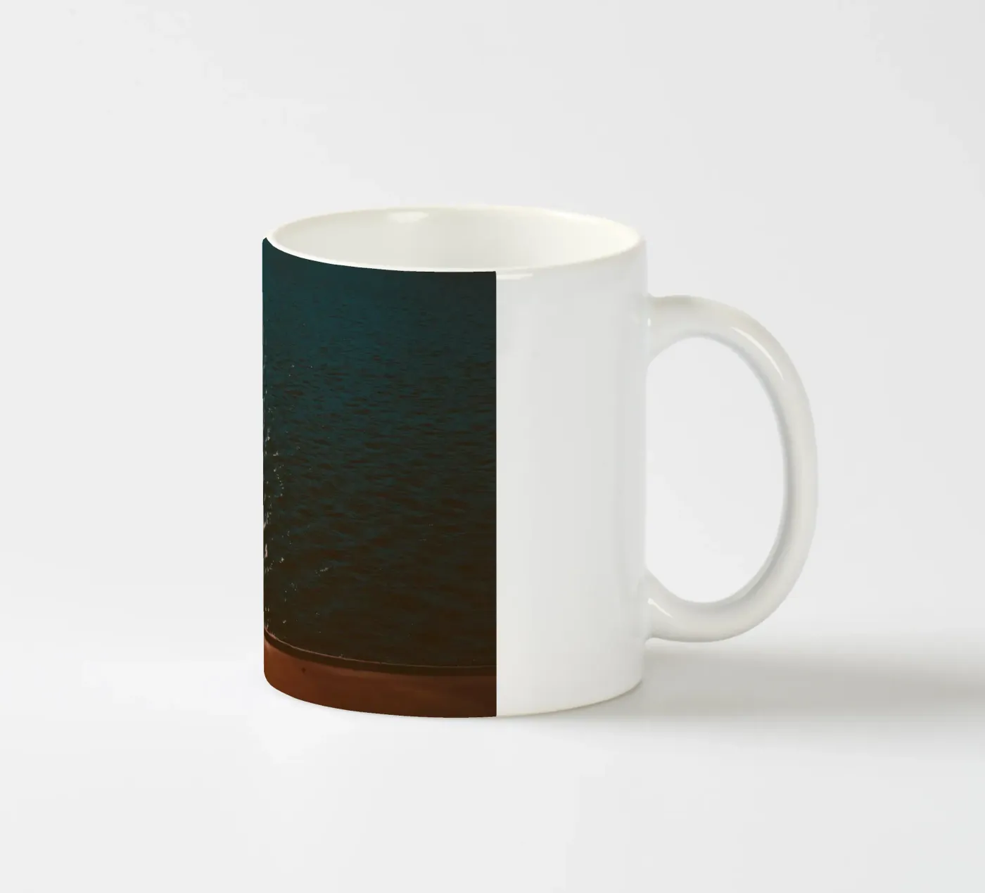 reflection waves ceramic mug by twillight