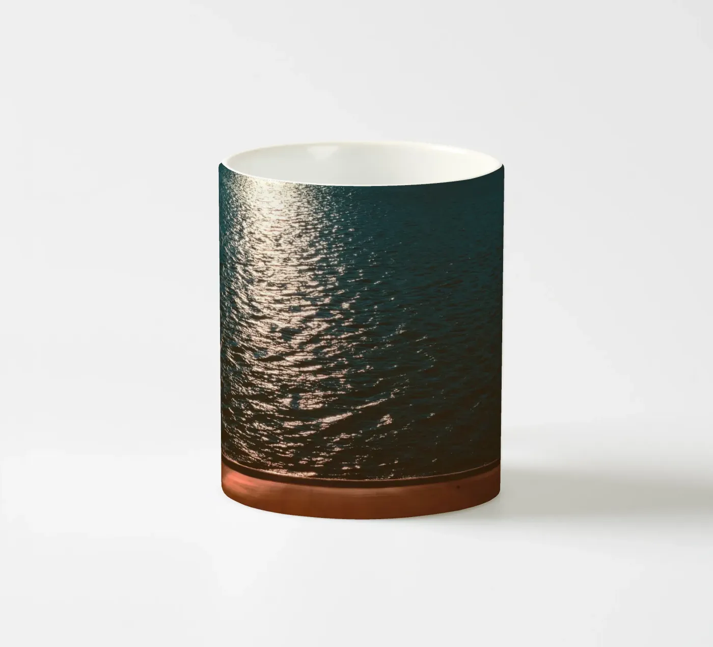 reflection waves ceramic mug by twillight