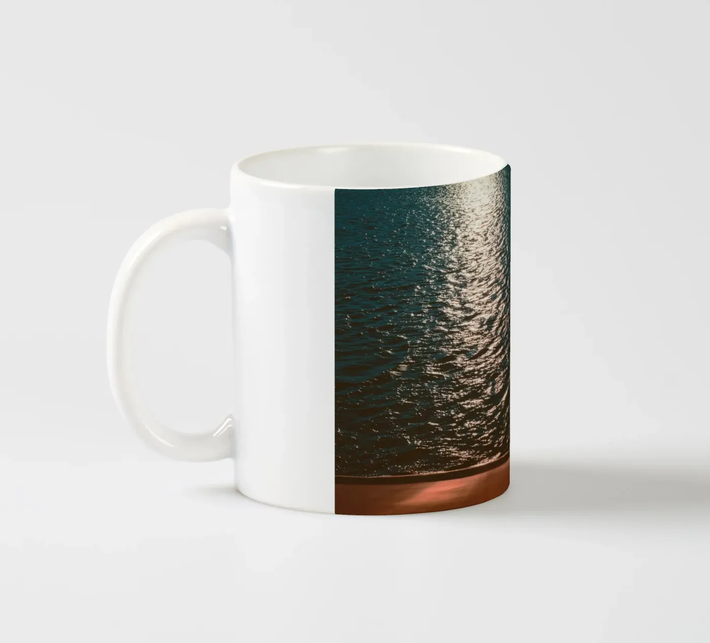reflection waves ceramic mug by twillight
