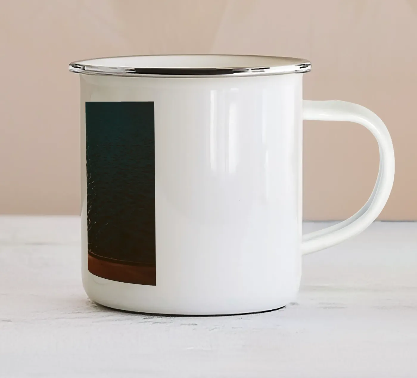 reflection waves enamel mug by twillight