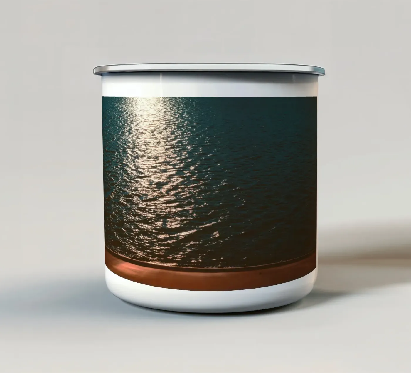 reflection waves enamel mug by twillight