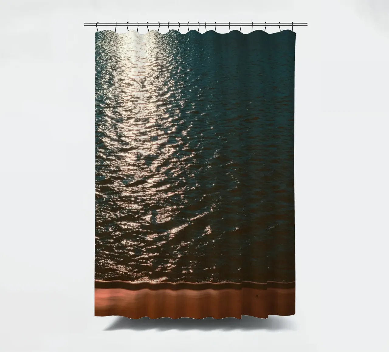 reflection waves Duschvorhang von twillight
