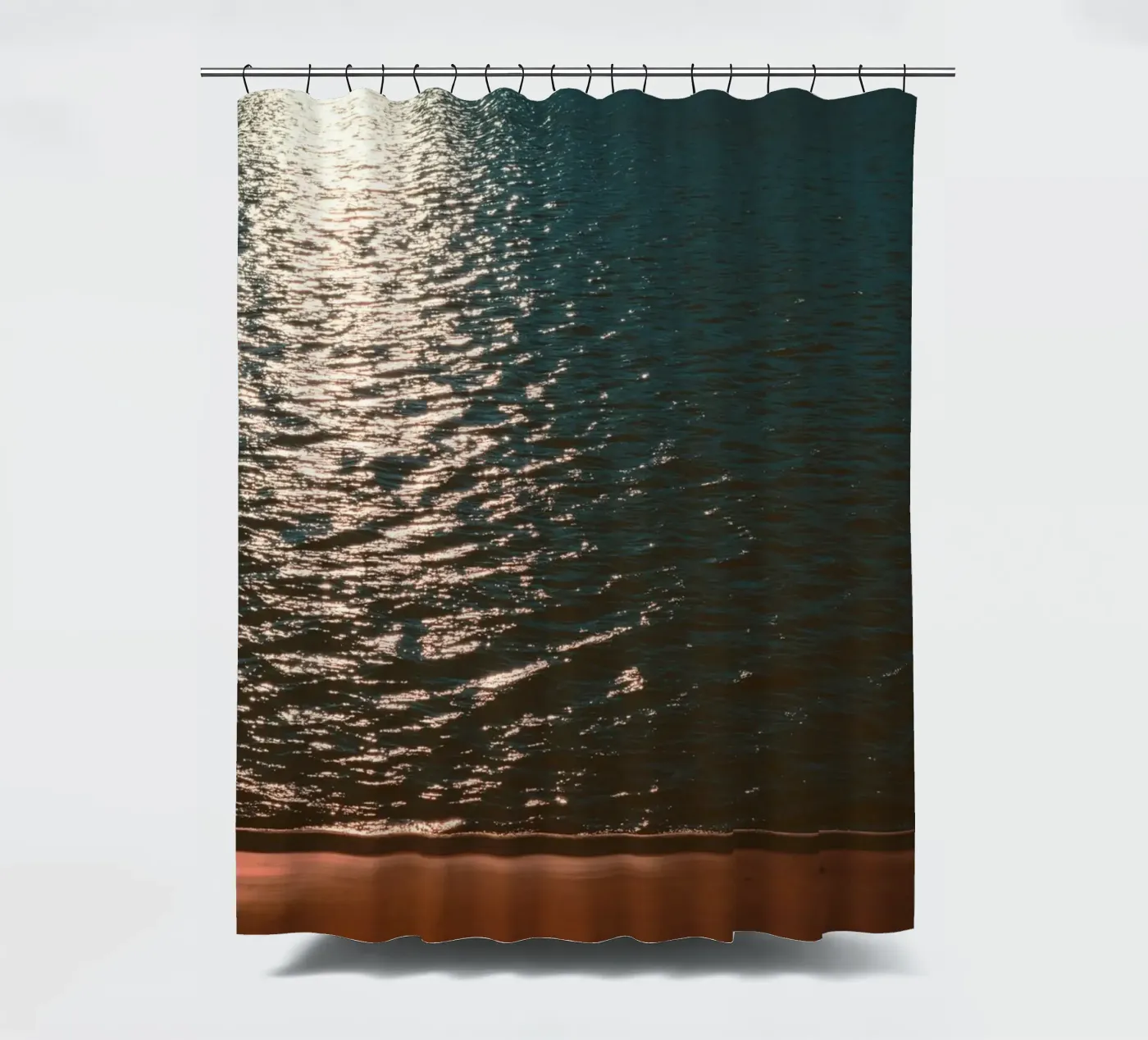 reflection waves Duschvorhang von twillight