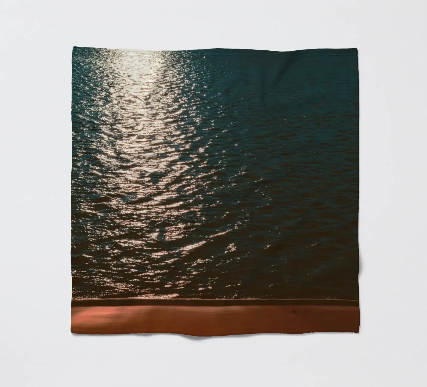 reflection waves fleece blanket by twillight