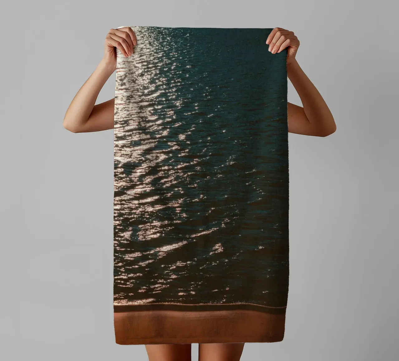 reflection waves asciugamano da bagno da twillight