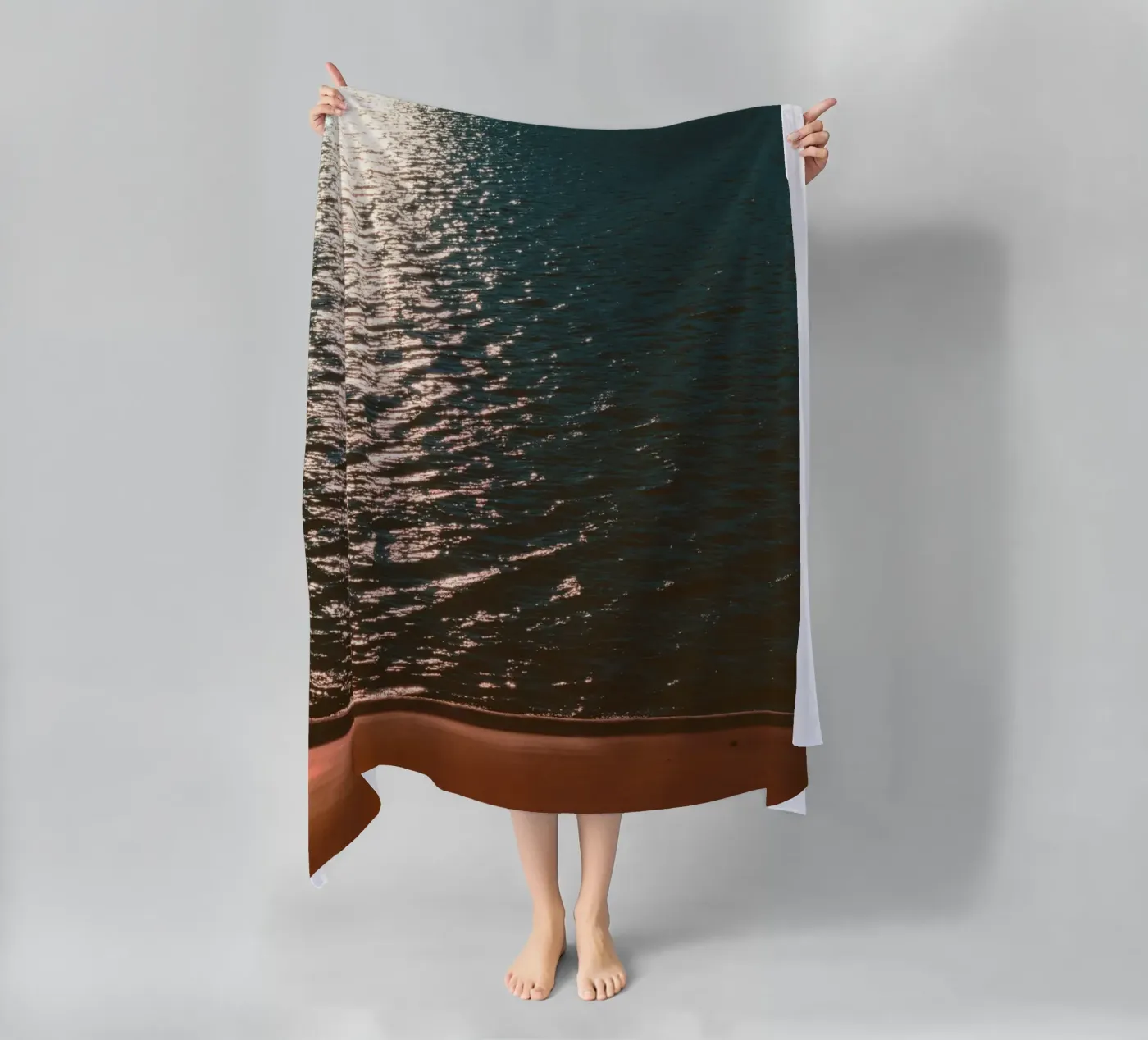reflection waves serviette de plage de twillight