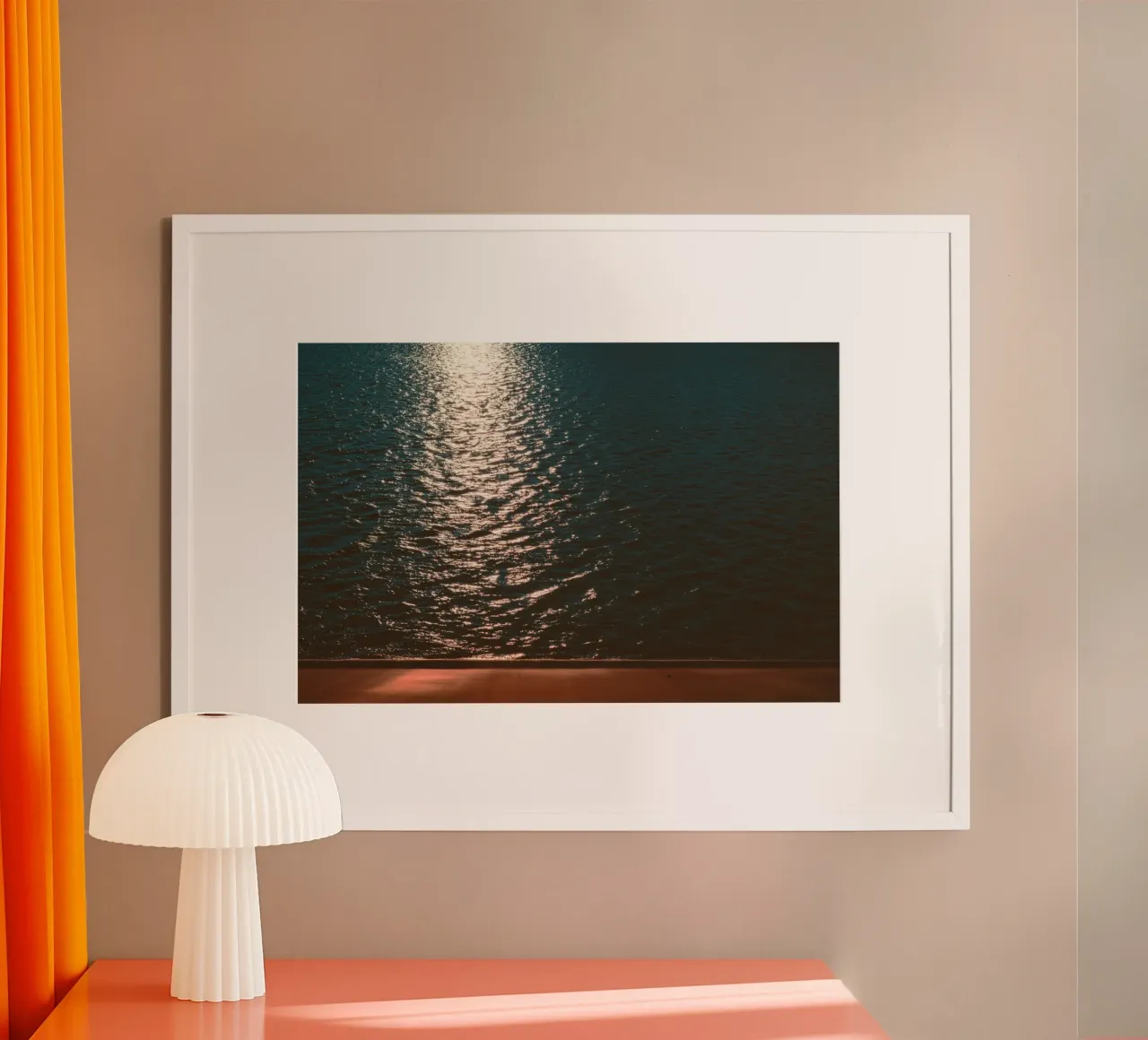 reflection waves poster van twillight