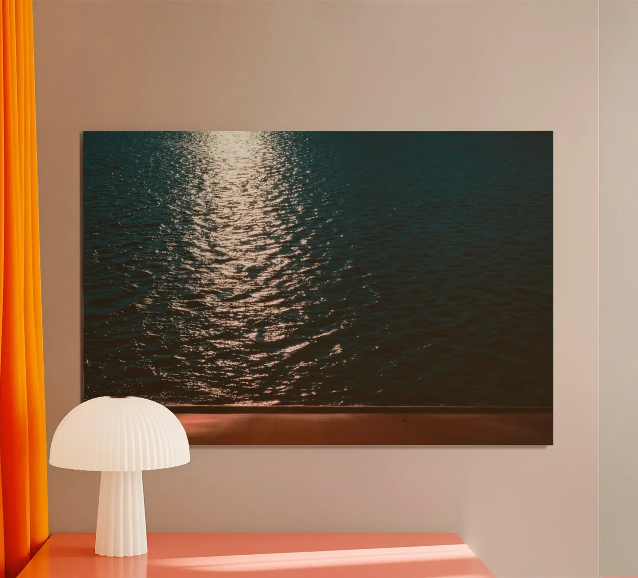 reflection waves poster van twillight