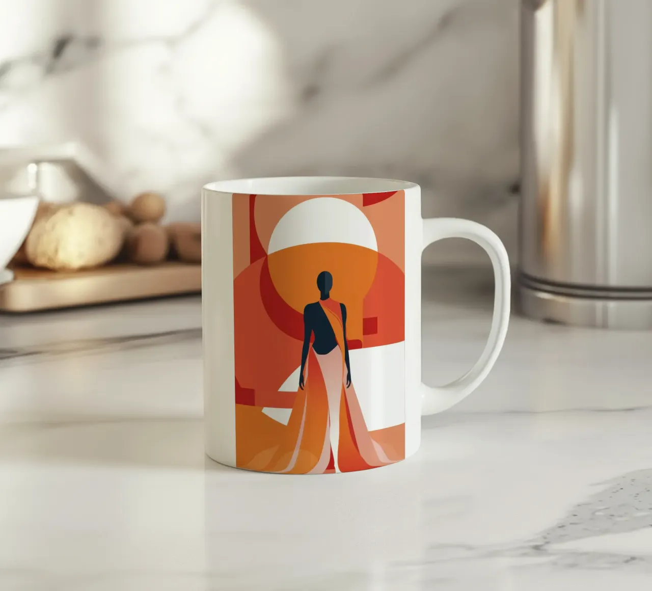 Silhouette solare Serenity tazza in ceramica da Monuments Fire