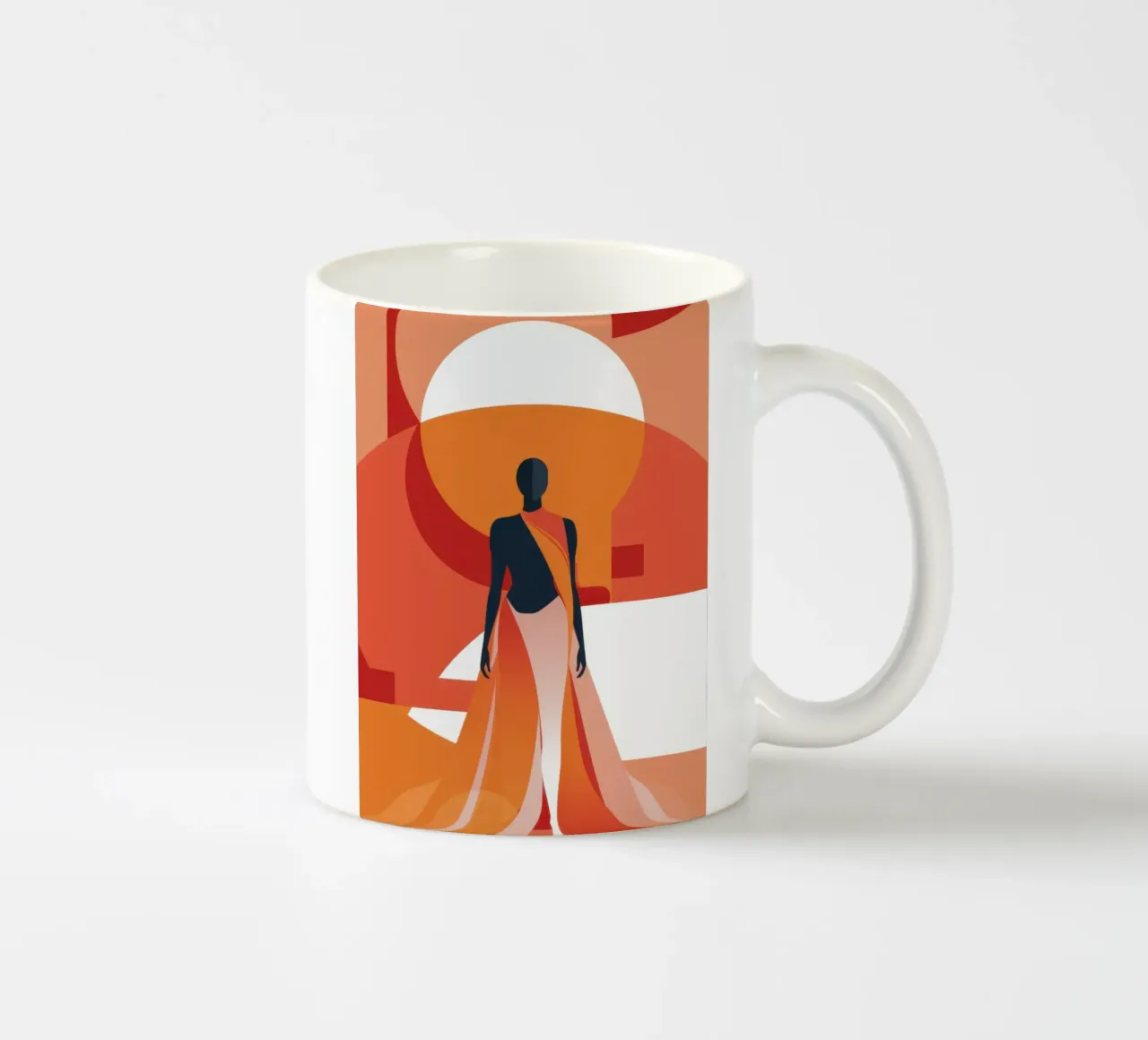 Silhouette solare Serenity tazza in ceramica da Monuments Fire