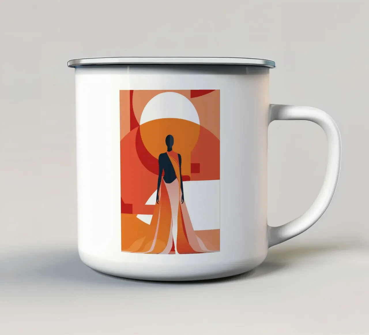 Silhouette solare Serenity tazza in smalto da Monuments Fire