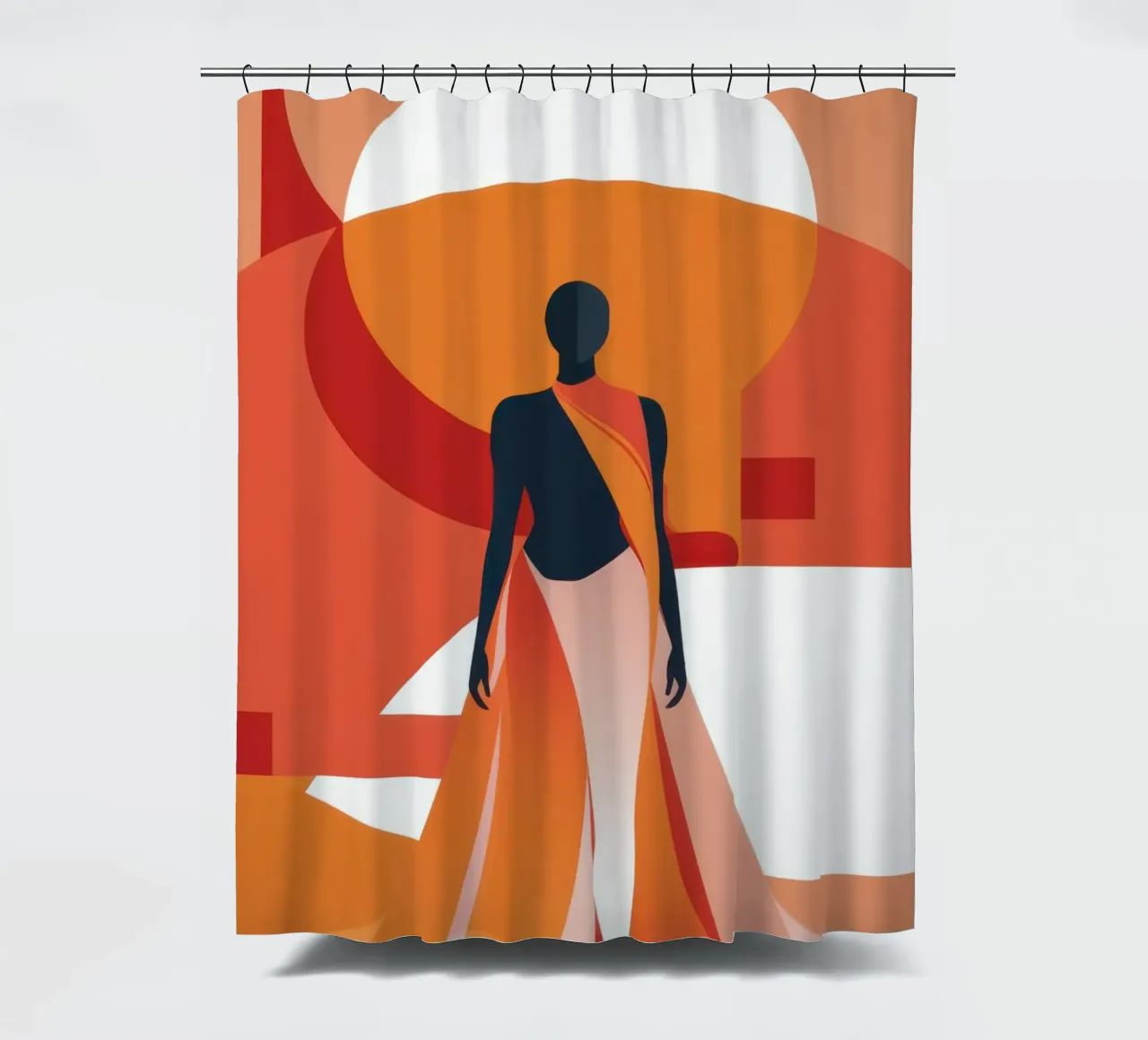 Silhouette solare Serenity tenda da doccia da Monuments Fire