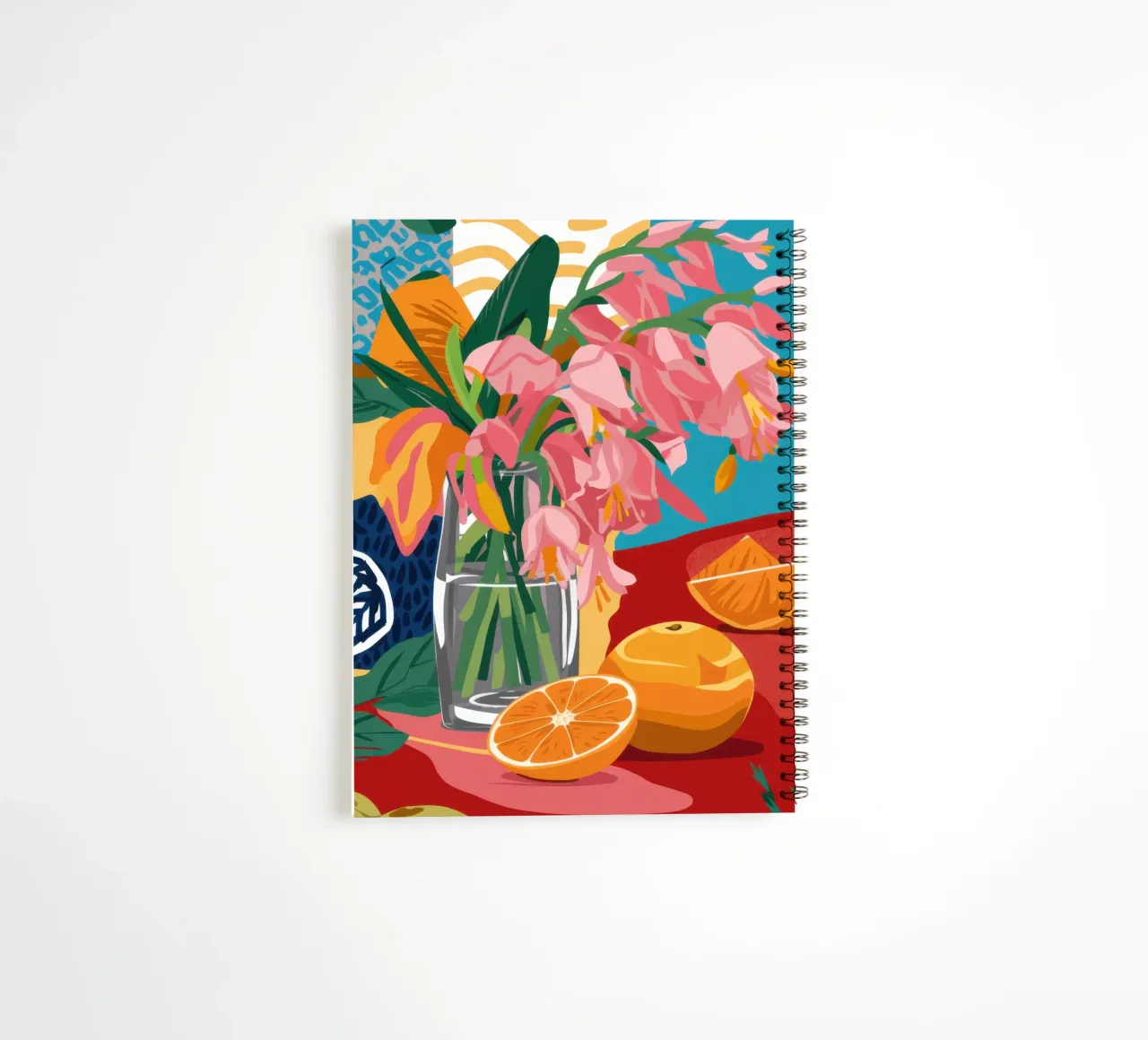 Tulip Citrus Harmony spiral notebook by Reds Jays