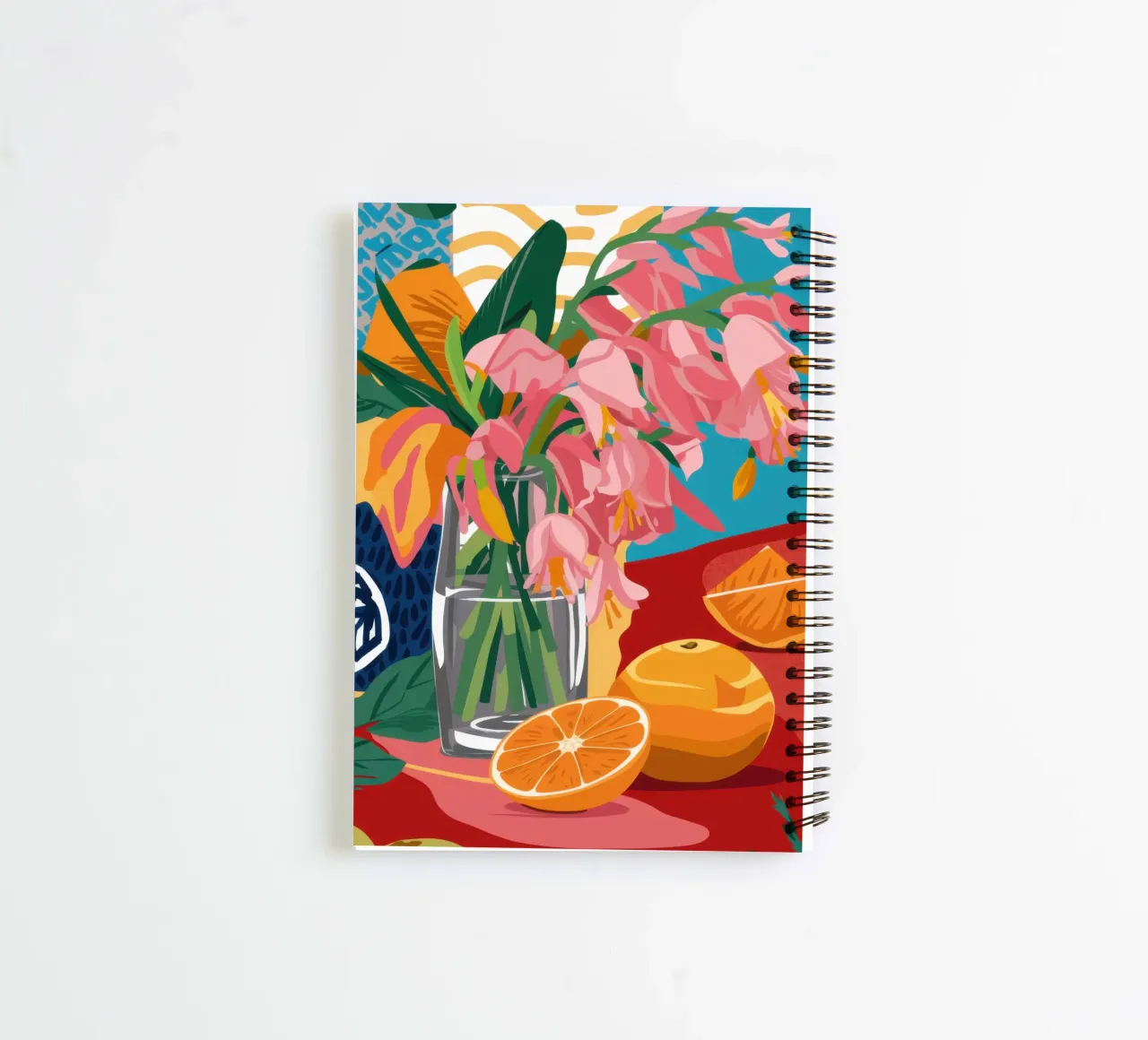 Tulip Citrus Harmony spiral notebook by Reds Jays