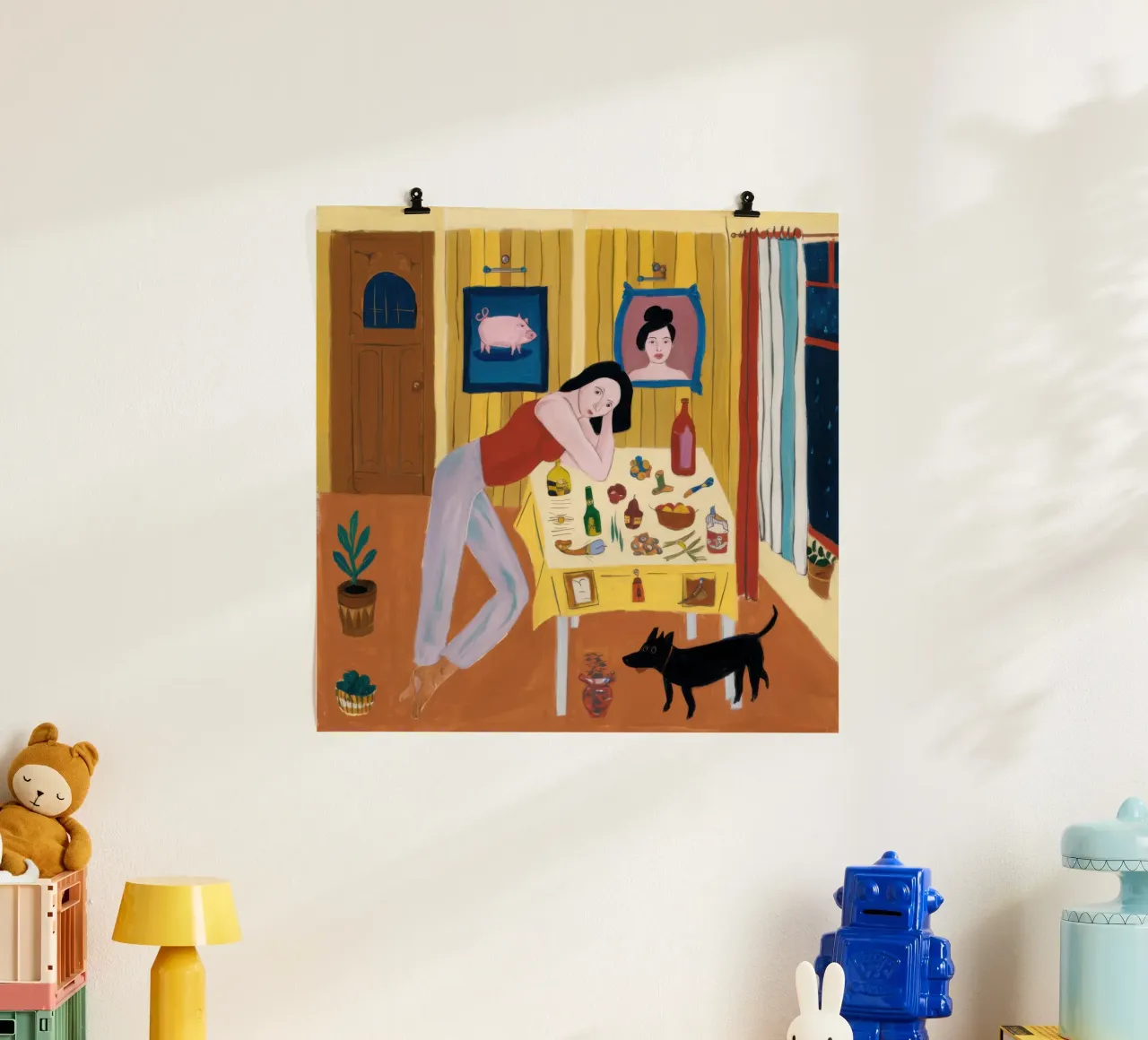 La beatitudine della colazione in camera poster da Monuments Fire