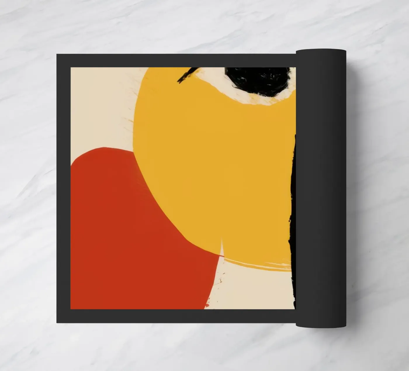 Solar Visage Study doormat by Reds Jays