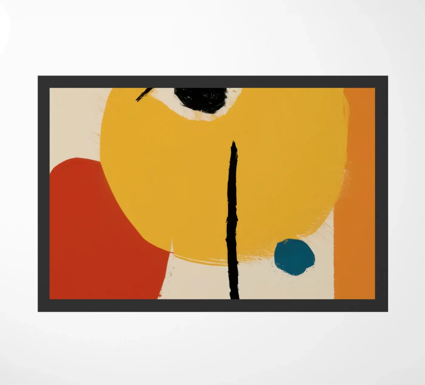 Solar Visage Study doormat by Reds Jays