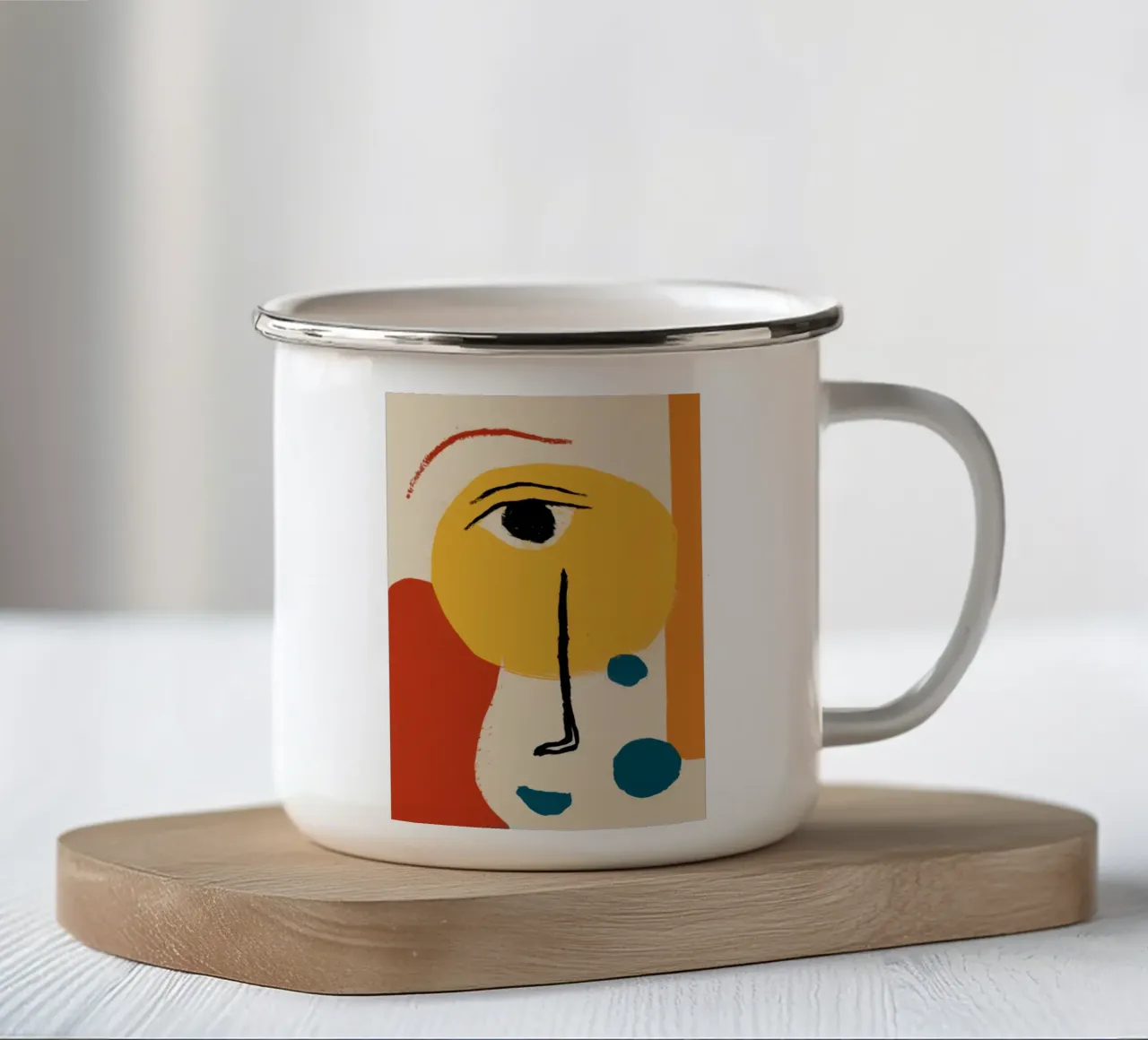 Studio della visuale solare tazza in smalto da Reds Jays