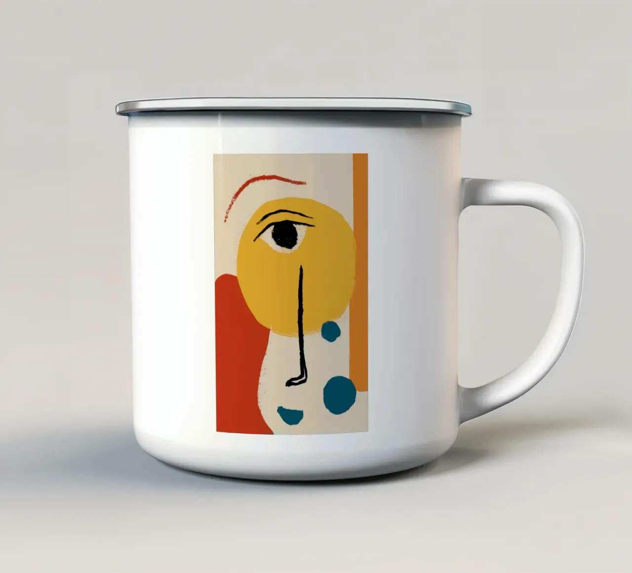 Studio della visuale solare tazza in smalto da Reds Jays