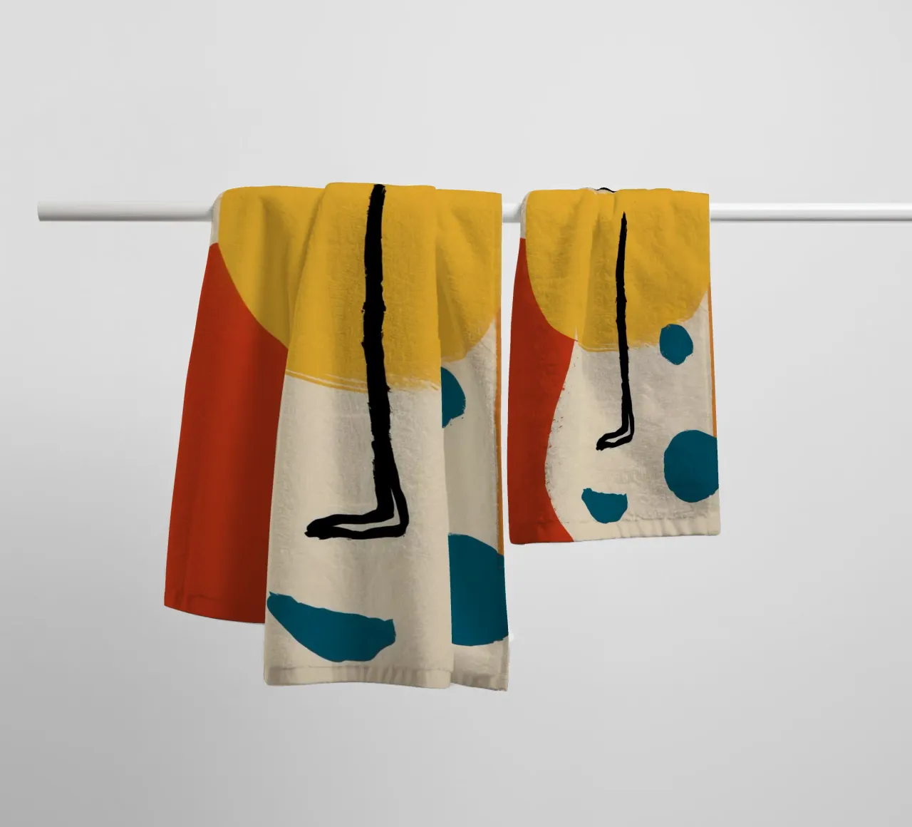 Studio della visuale solare asciugamano da bagno da Reds Jays