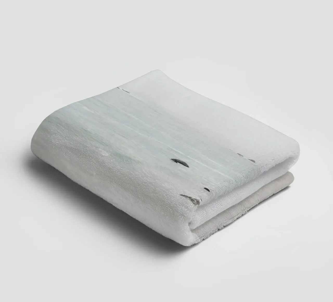 Coastal Cliffs and Beach towel by Indigo Tides Art