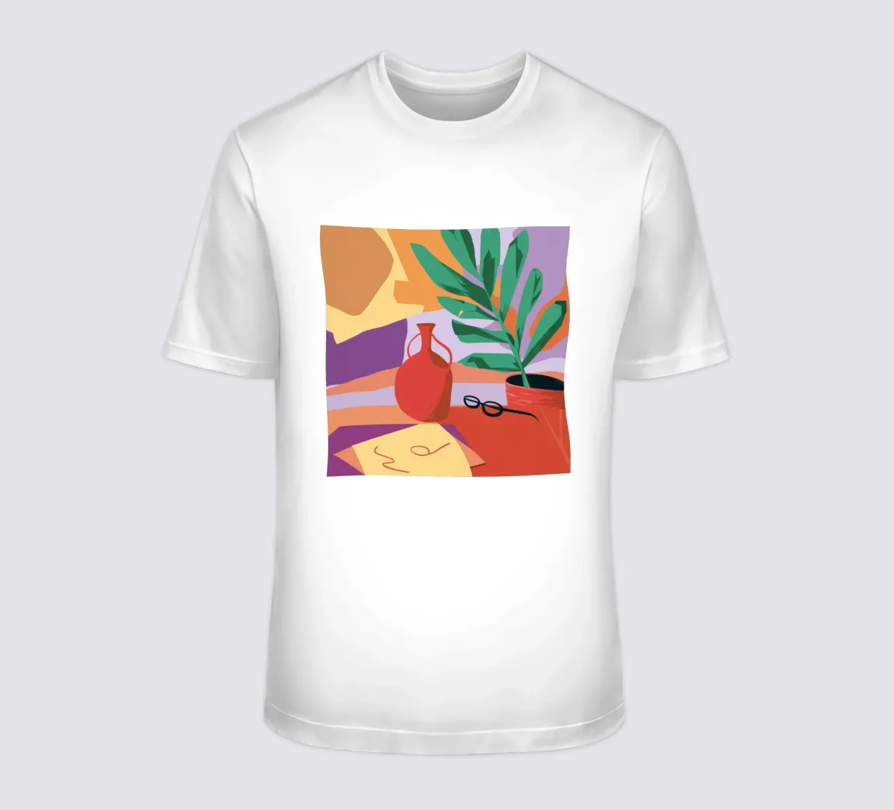 Pianta da scrivania minimalista t-shirt da Monuments Fire