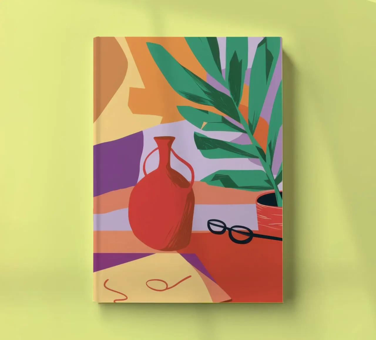Minimalist Desk Plant notebook by Monuments Fire
