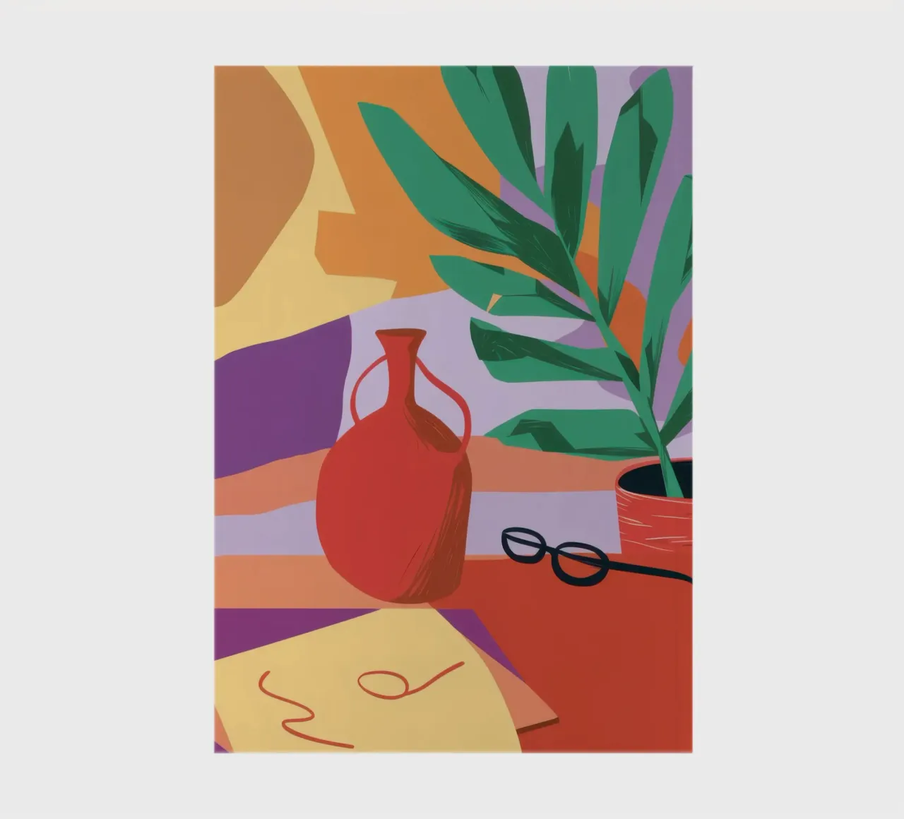 Minimalist Desk Plant notebook by Monuments Fire