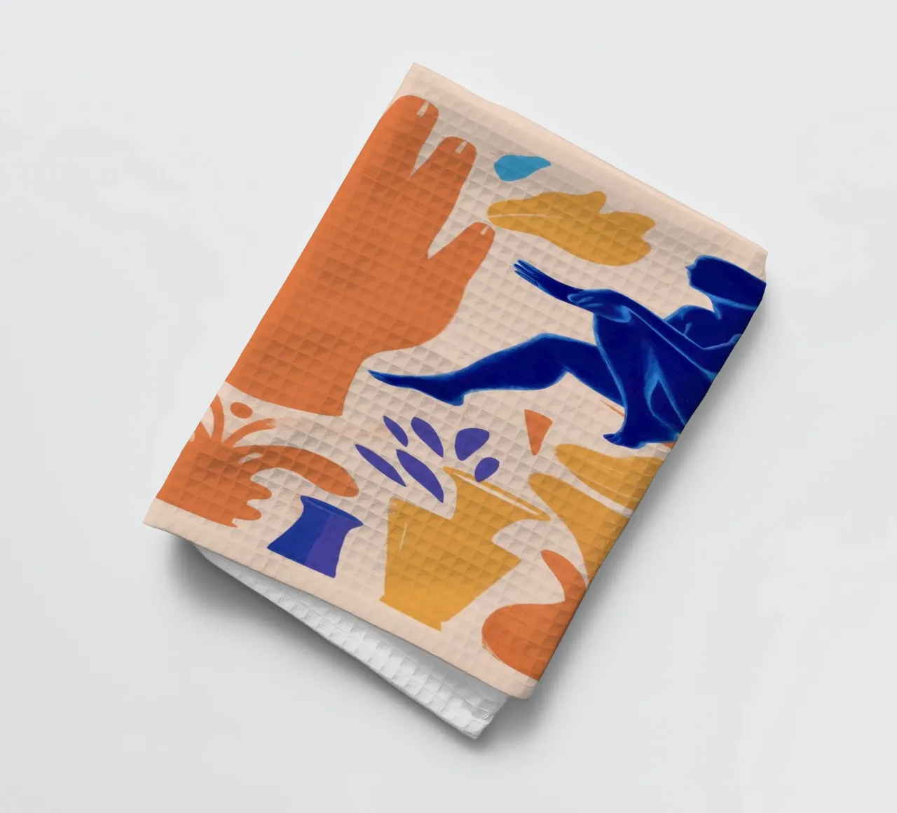 Cerulean Hand Harmony Geschirrtuch von Reds Jays