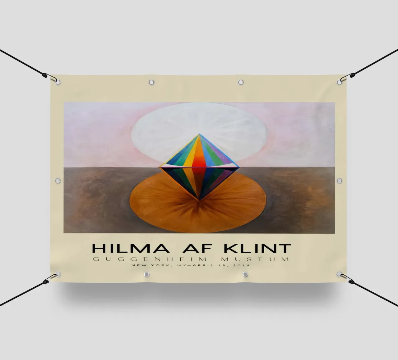 Hilma Af Klint Mostra Il cigno n. 12 telo in pvc da jay romero