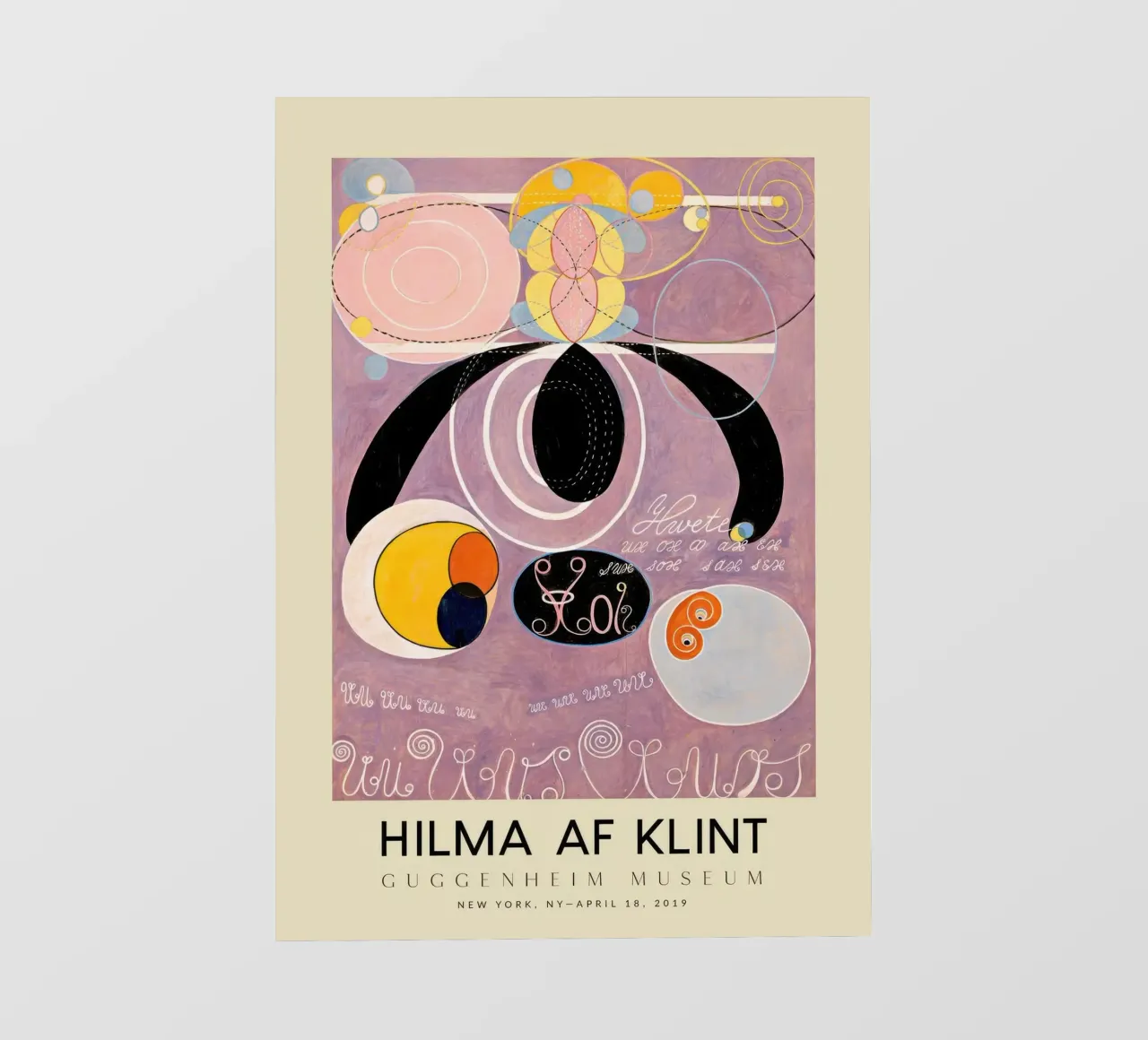 Mostra di Hilma Af Klint I dieci più grandi n. 6 telo in pvc da jay romero