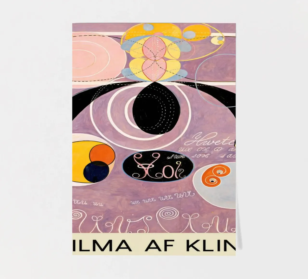 Mostra di Hilma Af Klint I dieci più grandi n. 6 foglio adesivo da jay romero