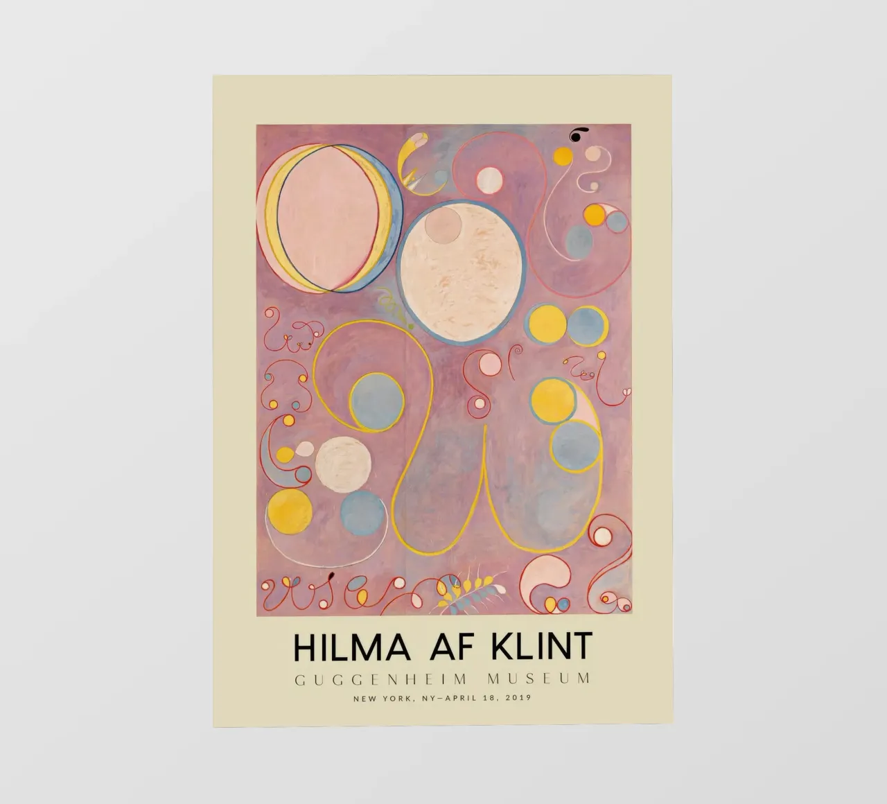 Mostra di Hilma Af Klint I dieci più grandi n. 8 telo in pvc da jay romero