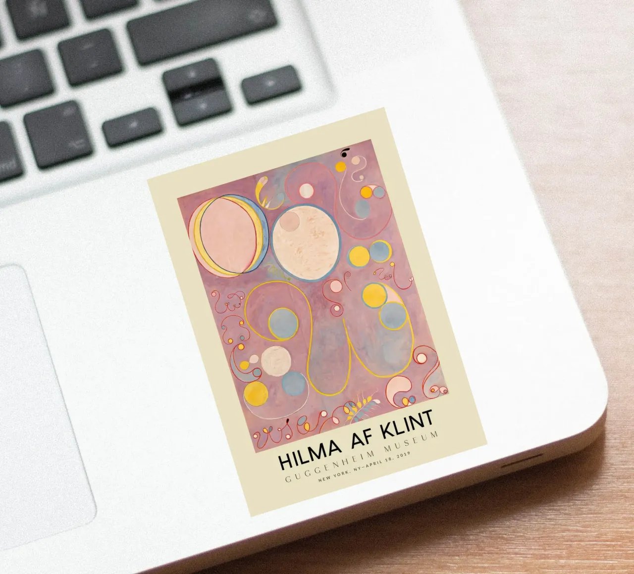 Mostra di Hilma Af Klint I dieci più grandi n. 8 adesivo da jay romero
