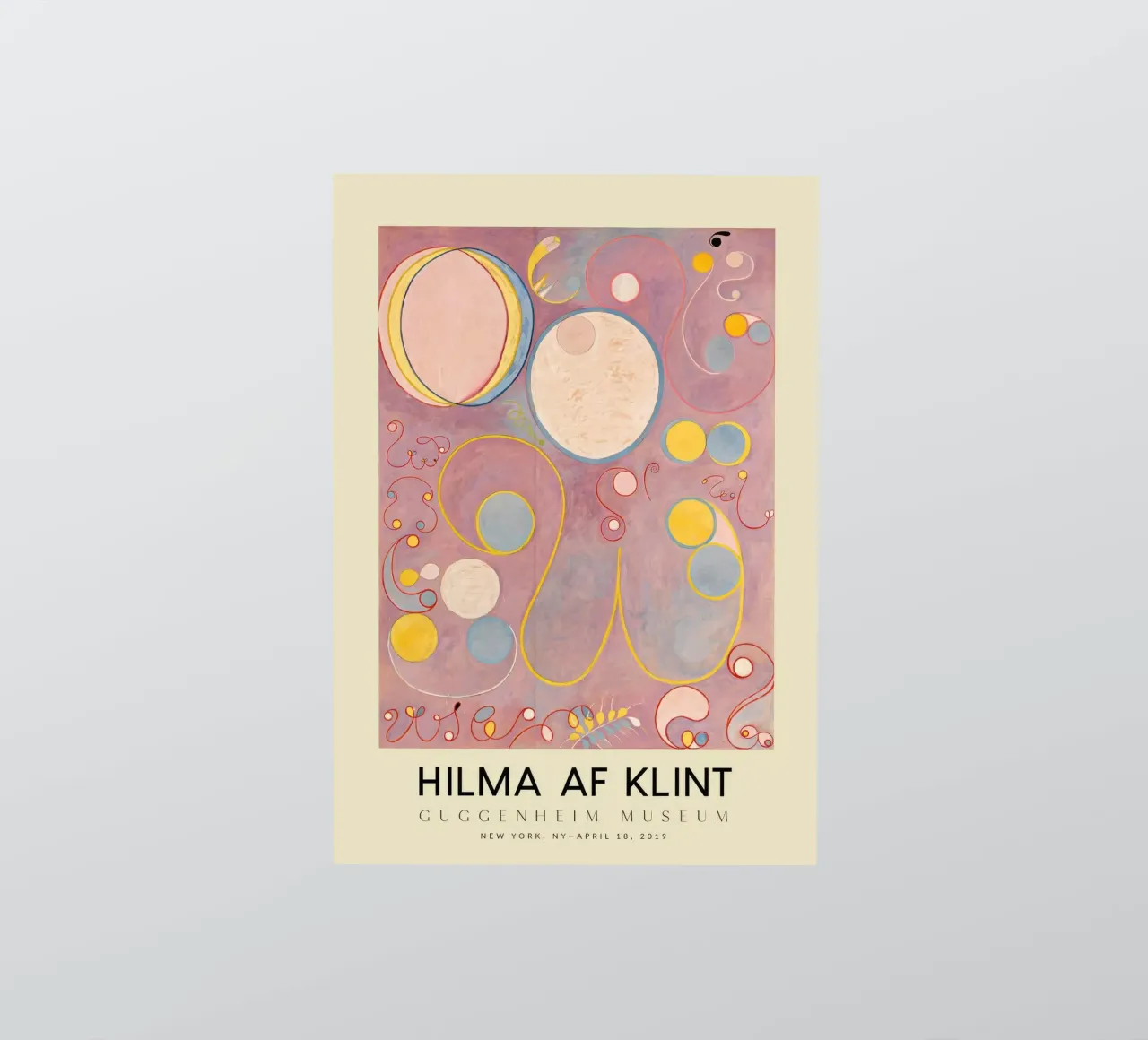 Mostra di Hilma Af Klint I dieci più grandi n. 8 adesivo da jay romero
