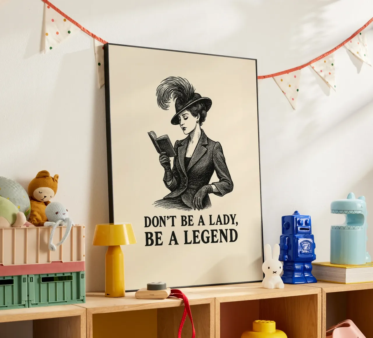 Don’t be a Lady, be a Legend alluminio dibond da Taika Tori Art