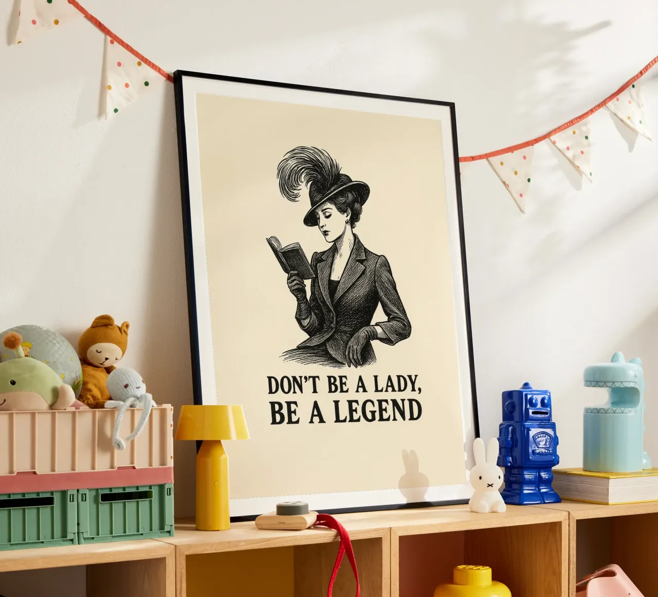 Don’t be a Lady, be a Legend carta hahnemühle da Taika Tori Art
