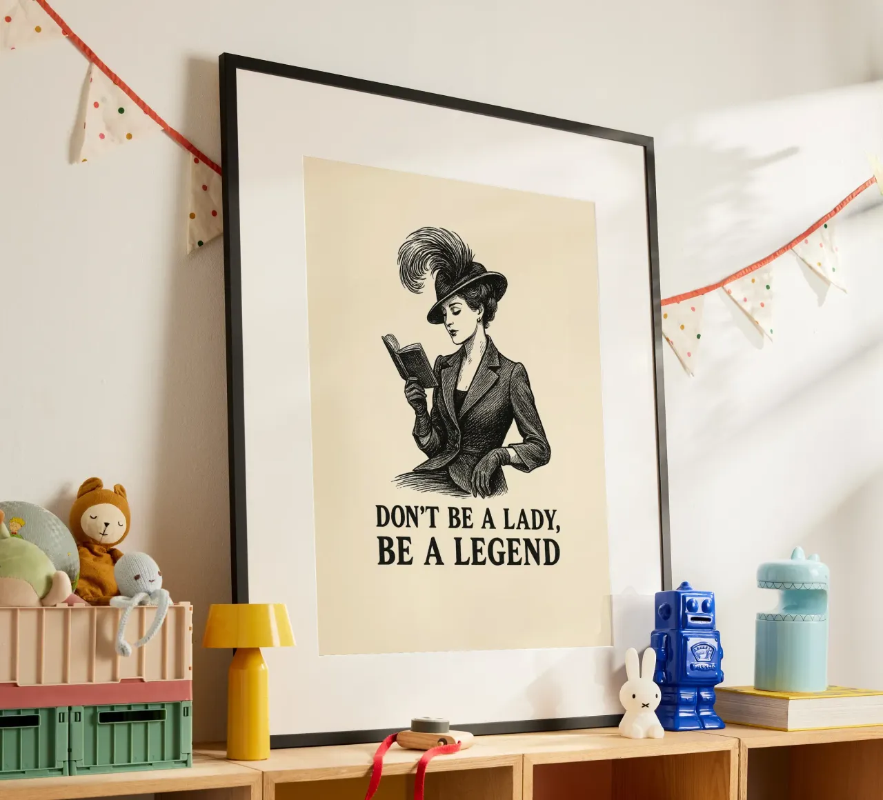 Don’t be a Lady, be a Legend carta hahnemühle da Taika Tori Art