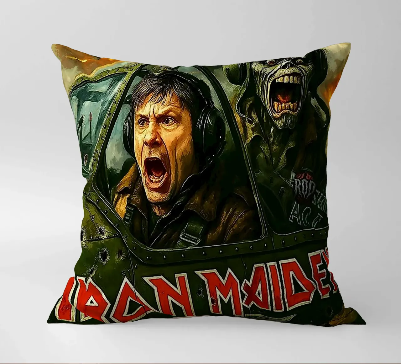 band degli iron maiden cuscino da vanhesling