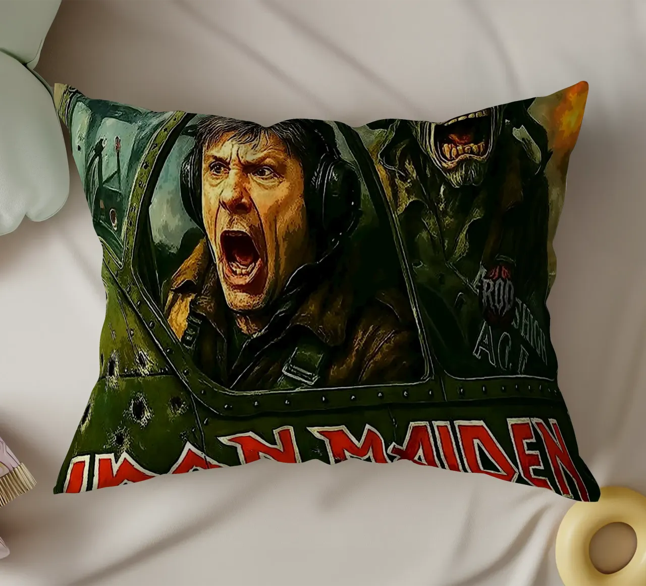 band degli iron maiden cuscino da vanhesling