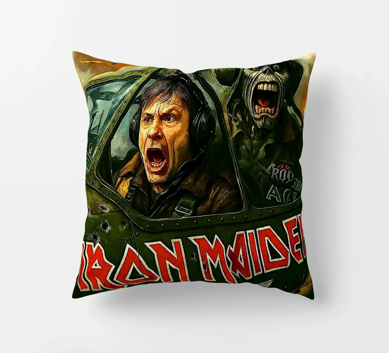 band degli iron maiden cuscino da vanhesling