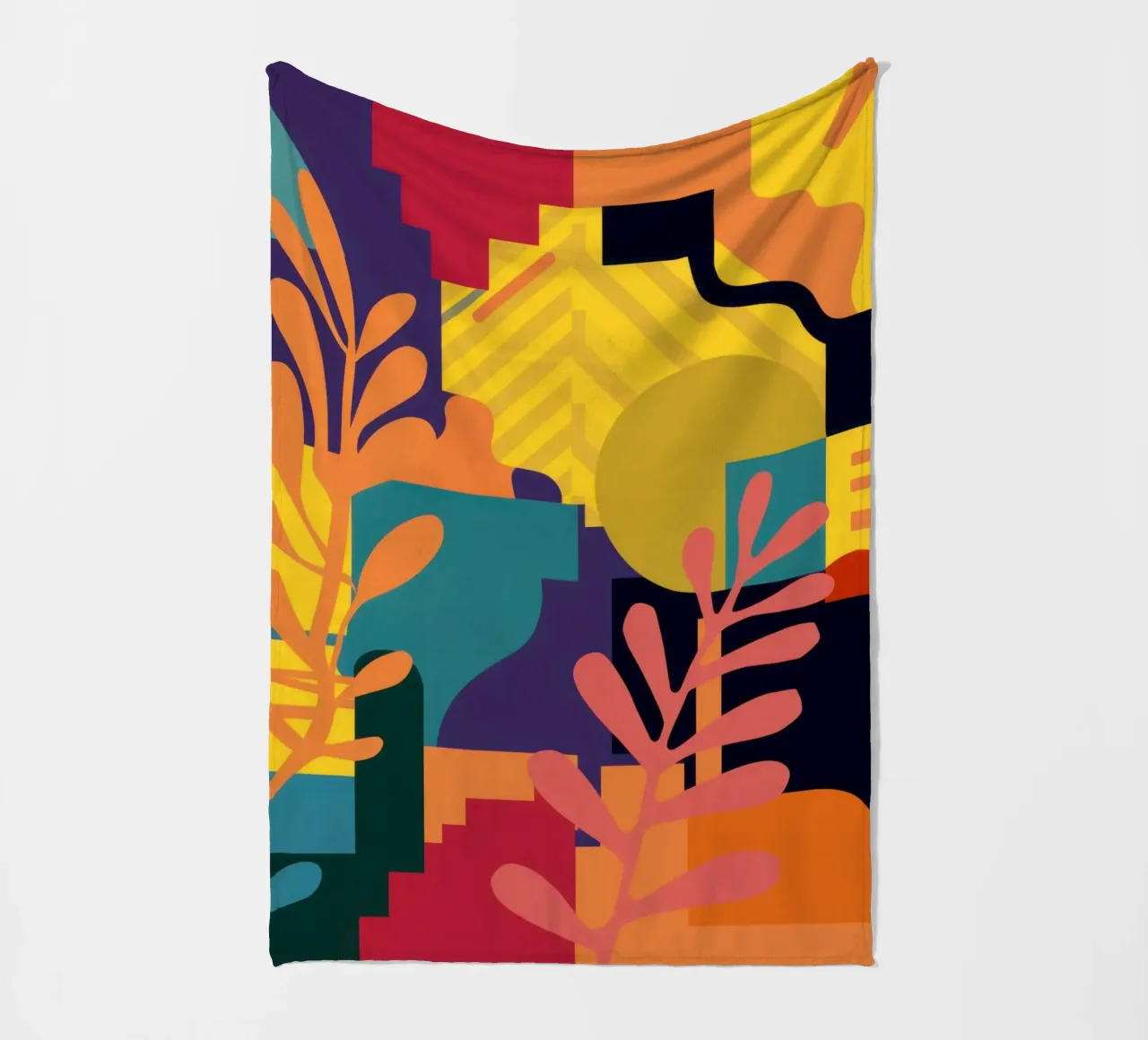 Primäre Blattstruktur Fleecedecke von Reds Jays