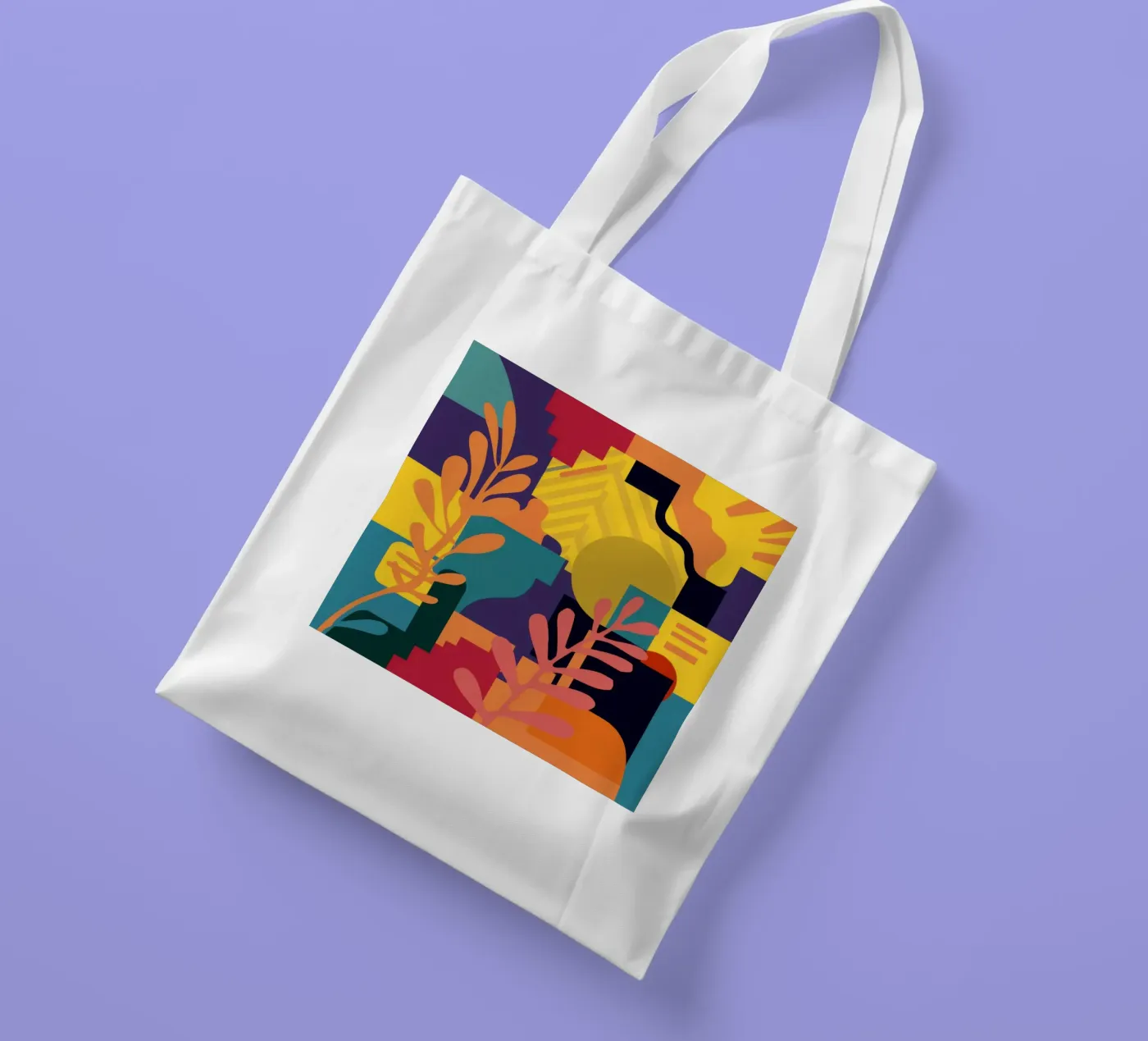 Primary Leaf Structure tote bag by Reds Jays