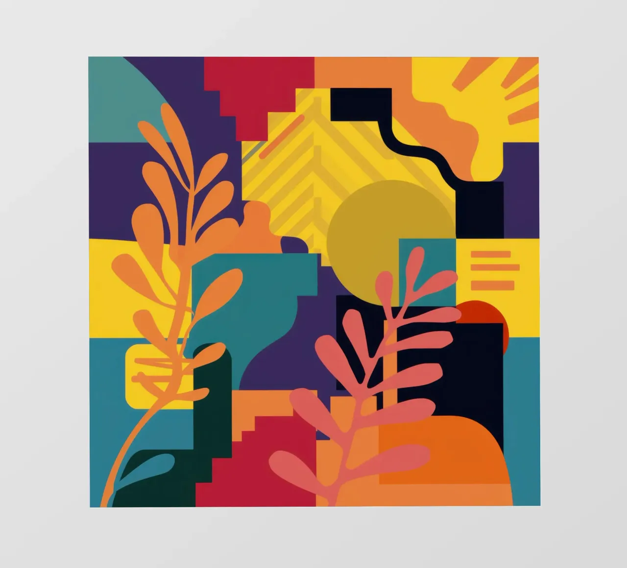 Struttura primaria della foglia pellicola backlit da Reds Jays