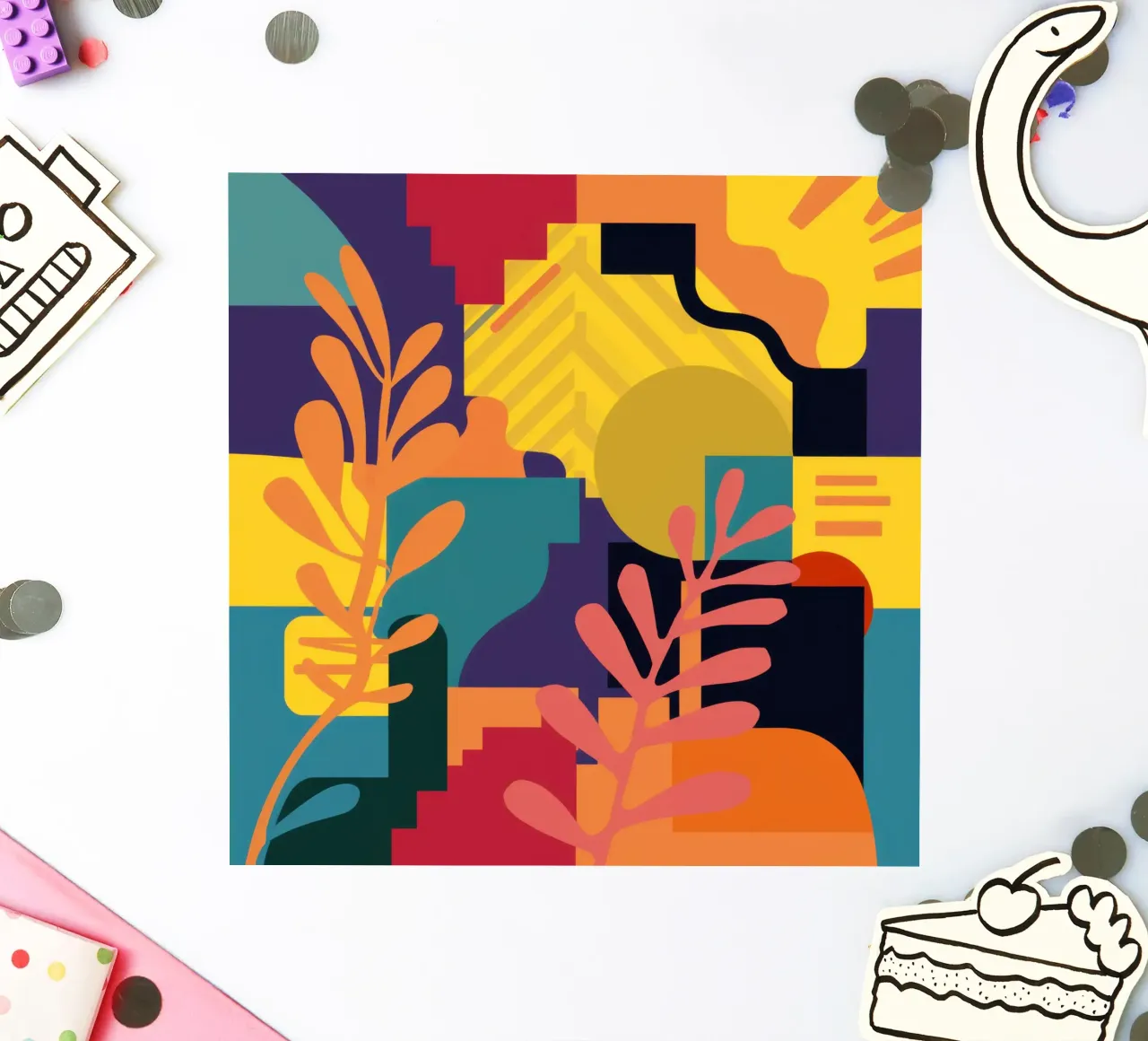 Primary Leaf Structure sticker by Reds Jays