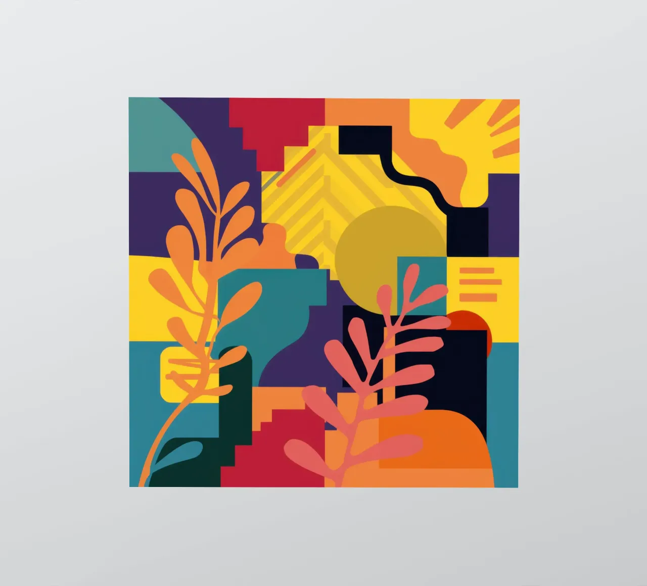 Primary Leaf Structure sticker by Reds Jays