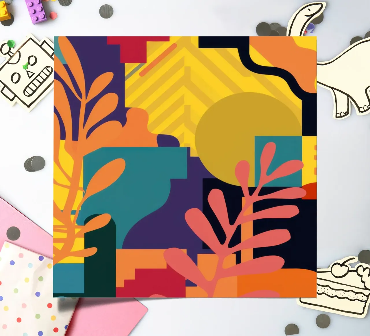 Primary Leaf Structure sticker sheet by Reds Jays